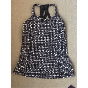 Lululemon Double Strap Criss Cross Tank